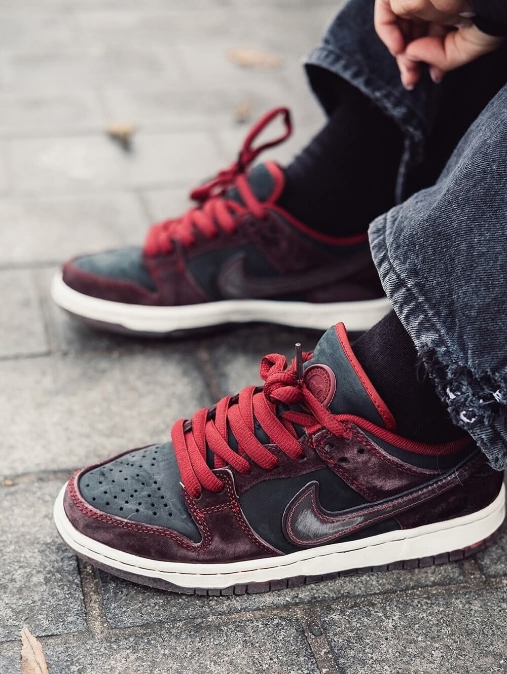 Kid's RIOT Skateshop x Nike Dunk Low Pro SB QS 'Mahogany Dark Beetroot'